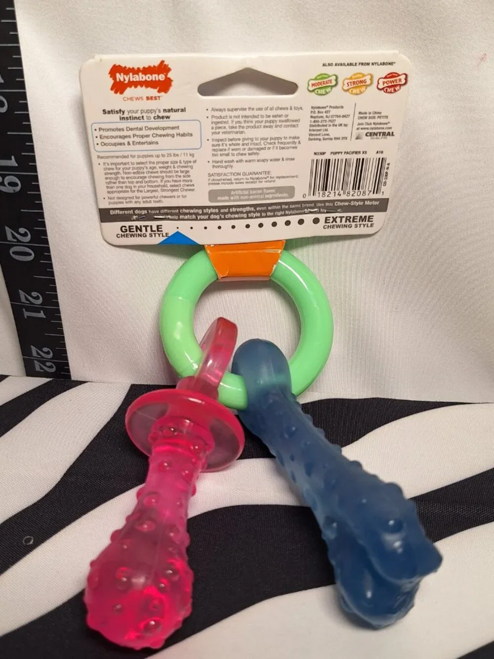 NWT Nylabone Dog Puppy & Power Chew Dog Toys - 2 Pack